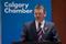 Finance minister Doug Horner addresses the Calgary Chamber of Commerce.