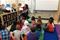 A kindergarten class at Archbishop Joseph MacNeil School.