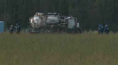 oil pipeline leak near Thorsby