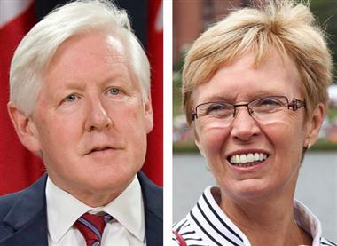 Interim Liberal leader Bob Rae and interim NDP leader Nycole Turmel.